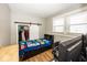Cozy bedroom with a twin bed and plenty of closet space at 1601 Spruce St, Indianapolis, IN 46203