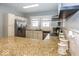 Kitchen with granite countertops and stainless steel appliances at 1601 Spruce St, Indianapolis, IN 46203