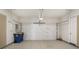 The interior of the two car garage is spacious and brightly lit at 467 Rayle Dr, Carmel, IN 46032