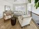Upstairs living room with hardwood floors, neutral colors, and lots of sunlight at 467 Rayle Dr, Carmel, IN 46032
