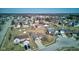 Neighborhood aerial view showcases beautiful homes, well-maintained streets, and nearby wooded areas at 12216 Laurelwood Ct, Indianapolis, IN 46236