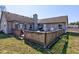 Large deck and backyard space at 12216 Laurelwood Ct, Indianapolis, IN 46236
