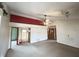 Spacious living room featuring an open floor plan and lots of potential for customization at 12216 Laurelwood Ct, Indianapolis, IN 46236
