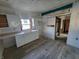 Unfinished kitchen with new cabinets and countertops at 2955 N Olney St, Indianapolis, IN 46218