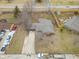 Overhead view of a home with an attached garage, showcasing the property's layout and surrounding neighborhood at 3830 Pineview Ln, Greenwood, IN 46142