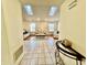 View of living room with vaulted ceilings and couches from entryway at 6257 Cooper Pointe Dr, Indianapolis, IN 46268