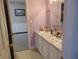 Bathroom with double vanity and marble countertop at 7099 S 1100 W, Jamestown, IN 46147