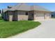 Spacious three car garage offers ample parking and storage space at 7099 S 1100 W, Jamestown, IN 46147