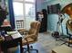 Home office with large window, desk, and exercise equipment at 7099 S 1100 W, Jamestown, IN 46147