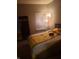 Bedroom with full-size bed and floor lamp at 9149 Thames Dr, Avon, IN 46123