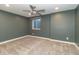 Finished basement bedroom with gray walls and carpet at 16172 Sedalia Dr, Fishers, IN 46040