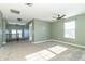 Spacious bedroom with neutral walls, carpeted floor, and ceiling fan at 16172 Sedalia Dr, Fishers, IN 46040