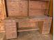 Rustic wooden workbench with drawers and shelves at 2307 Bramble Way, Anderson, IN 46011