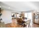 Spacious dining room with hardwood floors and sliding glass doors at 3699 Lisa Ln, Plainfield, IN 46168