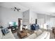 Open living space with hardwood floors and ample natural light at 3699 Lisa Ln, Plainfield, IN 46168