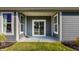 Private patio with sliding glass doors leading from the home at 4602 White Willow Way, New Palestine, IN 46163
