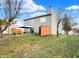 Spacious backyard with patio, gazebo, and wood privacy fence at 5340 Thompson Park Blvd, Indianapolis, IN 46237