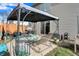 Relaxing patio featuring a gazebo and comfortable seating at 5340 Thompson Park Blvd, Indianapolis, IN 46237