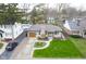 Housetop view of the property and surrounding neighborhood at 6027 Central Ave, Indianapolis, IN 46220