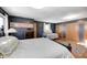 Spacious bedroom with a double bed and built-in dresser at 7425 Cherryhill Dr, Indianapolis, IN 46254