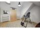 Versatile bonus room with inversion table and storage at 7425 Cherryhill Dr, Indianapolis, IN 46254