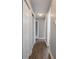 Hallway features wood floors and leads to other rooms at 901 N 700 W, Greenfield, IN 46140