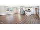 Modern kitchen with white cabinets, stainless steel appliances, and an island at 901 N 700 W, Greenfield, IN 46140