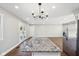 Open concept kitchen with granite island and stainless steel appliances at 901 N 700 W, Greenfield, IN 46140