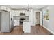 Modern kitchen with white cabinets, stainless steel appliances and granite countertop at 901 N 700 W, Greenfield, IN 46140