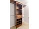 Spacious closet with built-in shelves and drawers at 2716 Redland Ln, Indianapolis, IN 46217