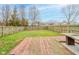 Spacious deck overlooks fenced backyard at 2716 Redland Ln, Indianapolis, IN 46217