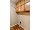 Laundry room with wooden cabinets at 2716 Redland Ln, Indianapolis, IN 46217