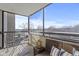 Private balcony offering scenic views and outdoor seating at 4000 N Meridian St # 3A, Indianapolis, IN 46208