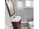 Stylish powder room featuring a modern vanity and updated fixtures at 4014 N Capitol Ave, Indianapolis, IN 46208