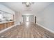 Modern kitchen with white cabinets and a breakfast bar at 503 S Harrison St, Alexandria, IN 46001