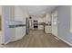 Modern kitchen featuring stainless steel appliances and light-colored cabinetry at 5249 Hickory Rd, Indianapolis, IN 46239