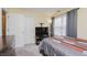 Bedroom with double bed, TV and closet at 6023 Twyckenham Dr, Indianapolis, IN 46236