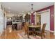 Eat-in kitchen with an island and a breakfast nook at 6023 Twyckenham Dr, Indianapolis, IN 46236