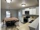 Spacious kitchen with island and stainless steel appliances at 759 Harvest Meadow Way, Whiteland, IN 46184