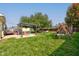 Backyard with a pergola, patio, and playset at 1801 Witt Rd, Lebanon, IN 46052