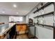 Modern bar with mini-fridge and shelving at 1801 Witt Rd, Lebanon, IN 46052