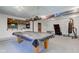 Finished basement with pool table and gym at 1801 Witt Rd, Lebanon, IN 46052