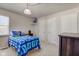 Bedroom with a twin bed and gaming theme decor at 1801 Witt Rd, Lebanon, IN 46052