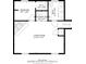Lower floor plan features a bedroom, living room, and a bathroom at 1801 Witt Rd, Lebanon, IN 46052