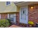 The front entrance features a white door and brick accents at 1801 Witt Rd, Lebanon, IN 46052