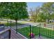 Inviting front porch with a view of a tree-lined street at 1801 Witt Rd, Lebanon, IN 46052