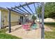Pergola and patio area next to the house at 1801 Witt Rd, Lebanon, IN 46052
