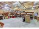 Well-organized workshop with ample shelving and workbenches at 1801 Witt Rd, Lebanon, IN 46052