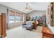 Main bedroom with high ceiling and large windows at 18822 Gusset Ct, Noblesville, IN 46062