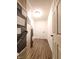 Clean laundry room with vinyl flooring and space for washer and dryer at 2817 S Rybolt Ave, Indianapolis, IN 46241